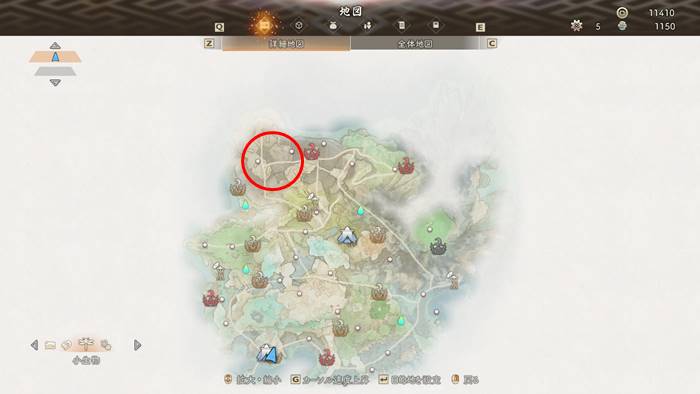 キンズヤモリがいる場所マップ