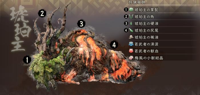 コハクヌシ_狩猟報酬(怒)