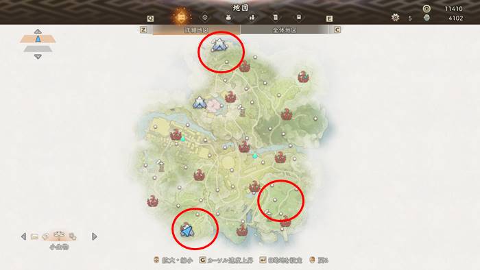 サクラノテントウのいる場所マップ