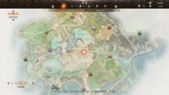 ハスツバメがいる場所_マップ