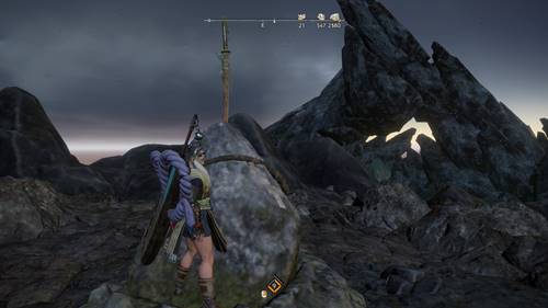 割れた銭石・陽菜