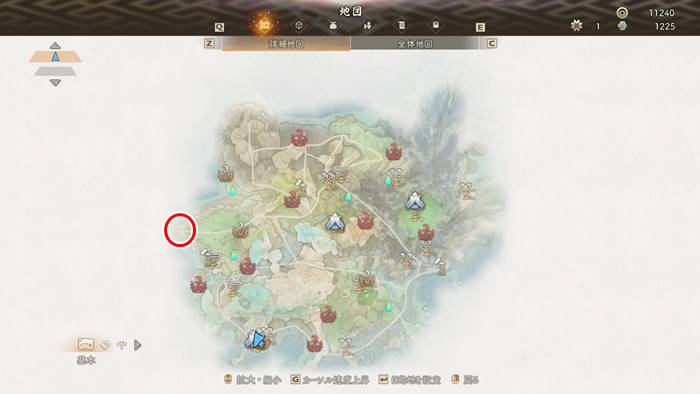 忠臣の護符・鬼若マップ