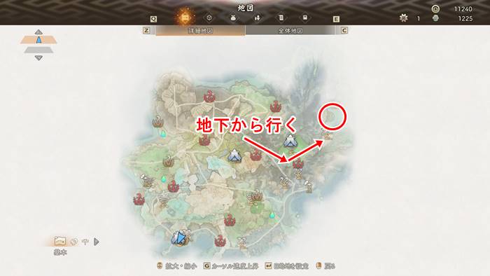 黒ずんだ護符・常葉マップ