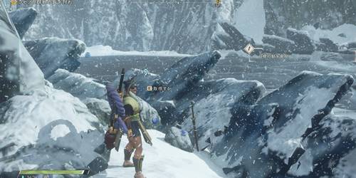 凍てついた護符・山雪