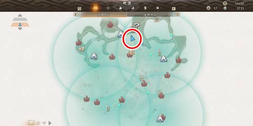 千切れたお守り・暗闇マップ