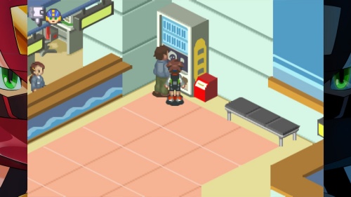 飲み物を買いたいおじさん