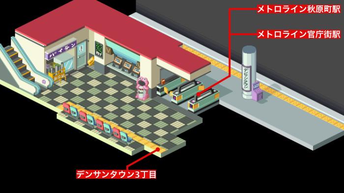 メトロラインデンサンタウン駅