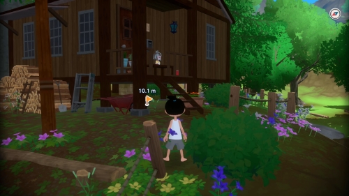 谷地頭教授の家の玄関詳細画像