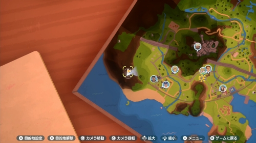 どんづまり山の南の高台マップ