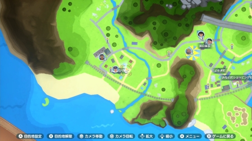 となり町のバス停前の北東にある民家の縁側マップ