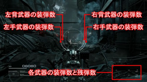 残弾数やオーバーヒートに注意する