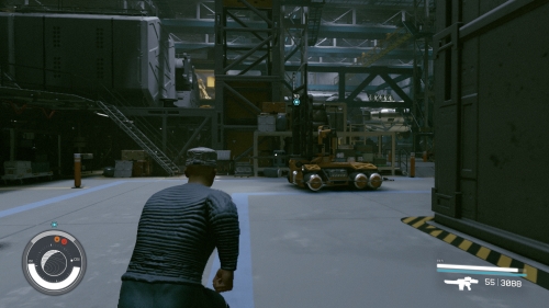 ホープテック本社にある船倉