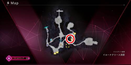 イルーナクリース洞窟情報石2