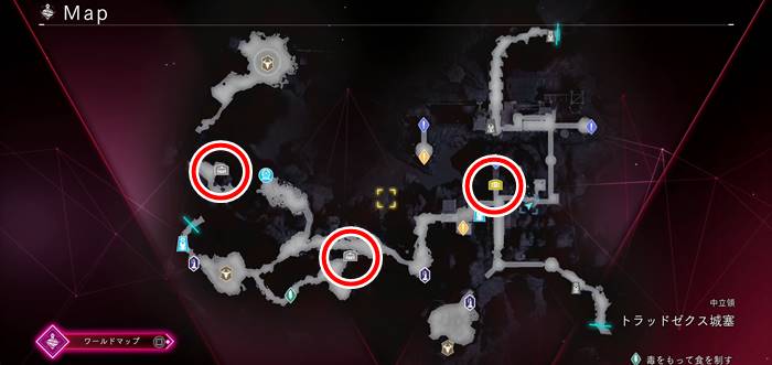 トラッドゼクス城塞宝箱