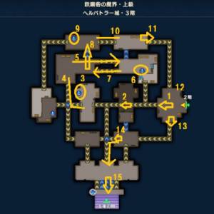 ヘルバトラー城・3階