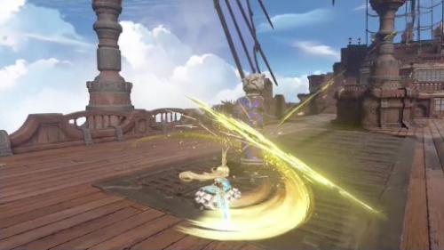 サポートアビリティ「ノーブル・スタンス」発動で攻撃性能強化