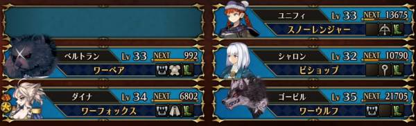 おすすめ編成5人-ユニフィ