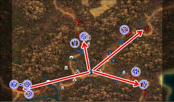 もう一人の王子攻略マップ