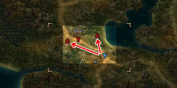 イスタニア砦攻略マップ