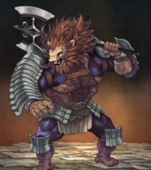 ワーライオン モラード 立ち絵