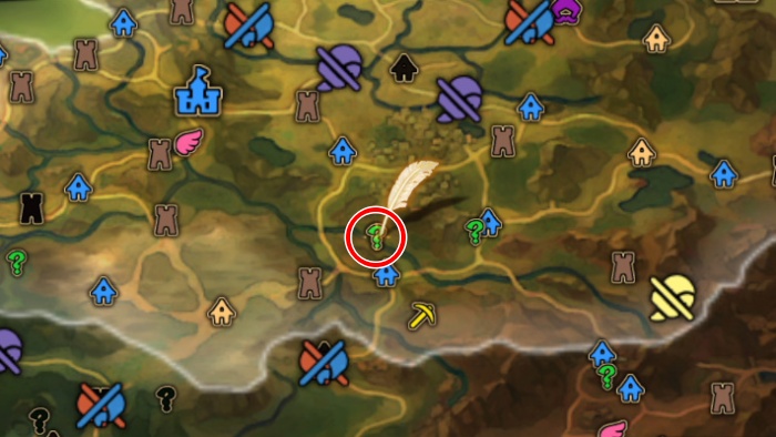 一角獣の石板MAP