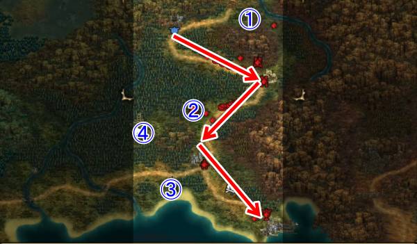 半エルフ攻略マップ