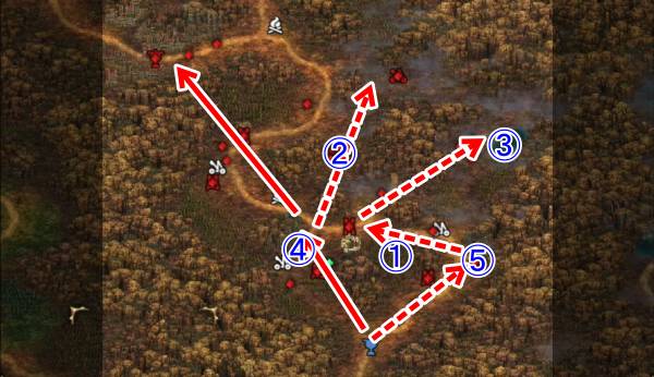 岩山攻略マップ