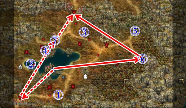 教会の守り人攻略マップ