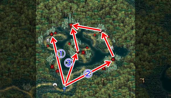 水と緑の架け橋攻略マップ