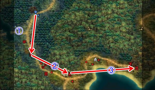 流転の賊攻略マップ