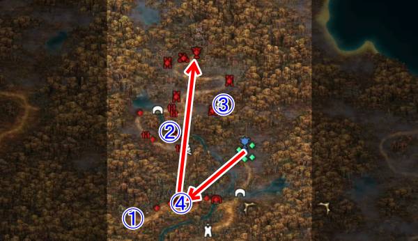 竜の国を継ぐ者攻略マップ