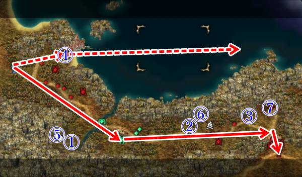 背信の聖騎士攻略マップ