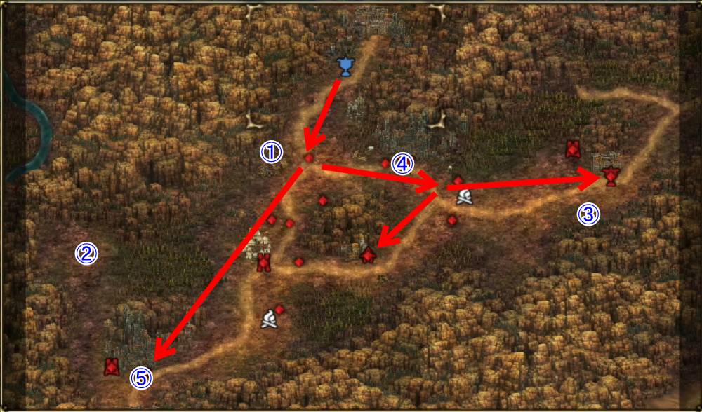 黒衣攻略マップ