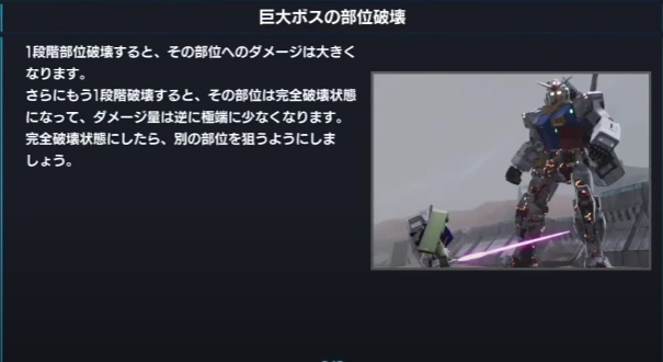 ガンダムブレイカー4_巨大ボス_部位破壊