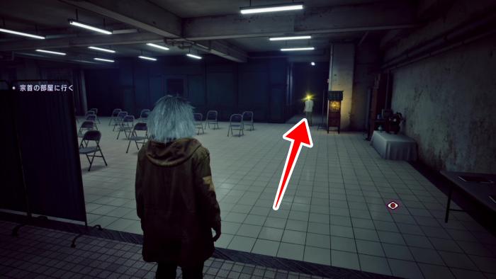 3階の祈祷所から画像の通路まで行くと左にある