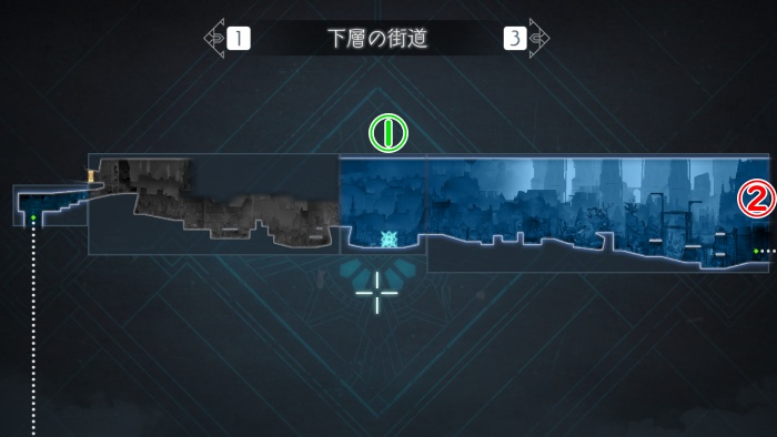 エンダーマグノリアMAP 下層の街道