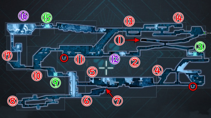 エンダーマグノリアMAP 魔石採掘場