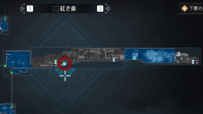 グリモア 紅き森MAP