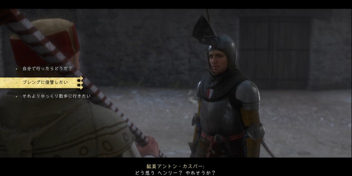 ストライプ：アントンと会話選択肢