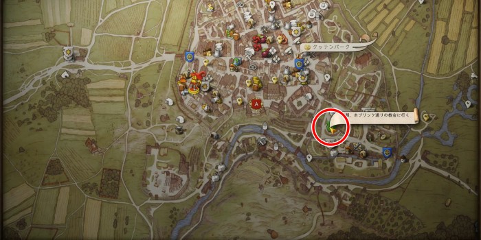 ストライプ：教会の場所