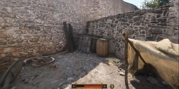 ストライプ：花に侵入