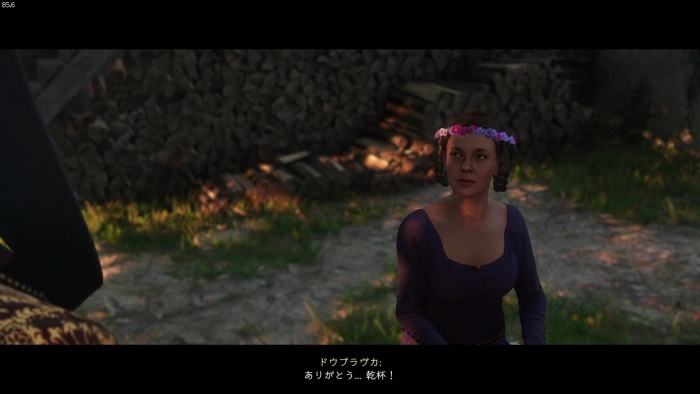 ドウブラヴカに話しかける