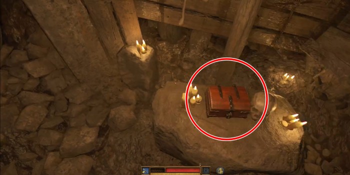 地獄の口：宝箱