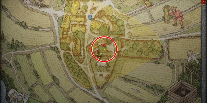 正義：メダルの場所