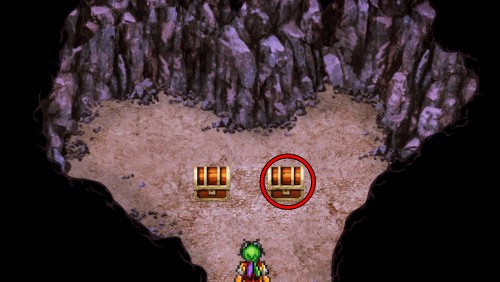 過去の洞窟 技の紋章片