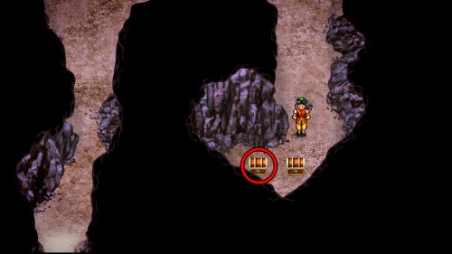 過去の洞窟 流水の封印球