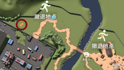 倉庫エリア スコップ4MAP