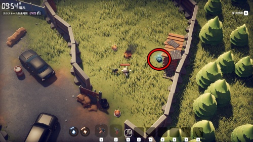 捕獲トラップ レシピ 場所