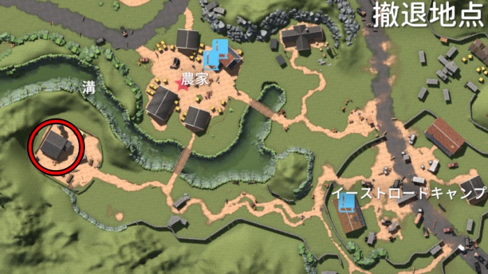 隠遁生活 手紙MAP