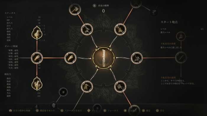 スキルリセット